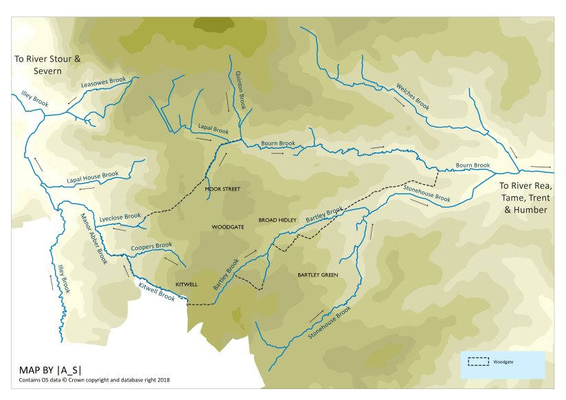 Rivers and Streams of the Woodgate area